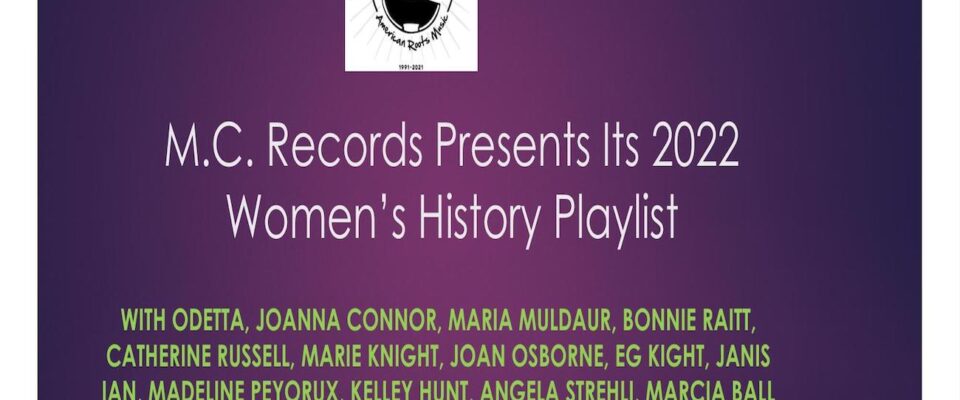 M.C. Records Celebrates Women's History Month With A Curated Playlist